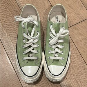 Converse Green Low-Top Sneakers